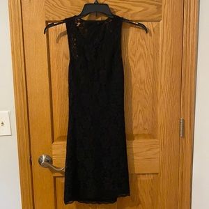 Black lace dress